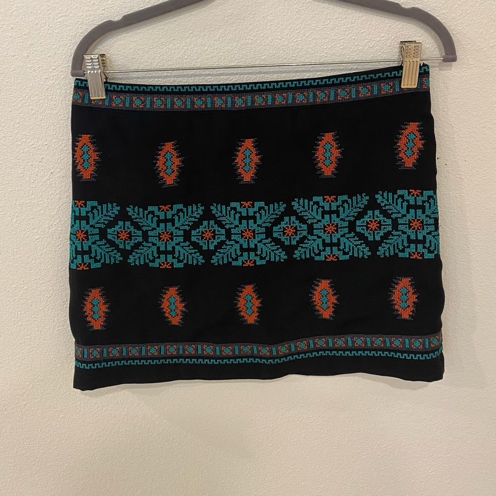 Ya las angeles mini tribal skirt.